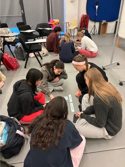 Students in class
